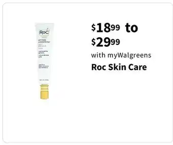 Walgreens Roc skin care offer
