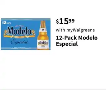 Walgreens 12-pack modelo especial offer