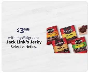 Walgreens Jack link's jerky offer