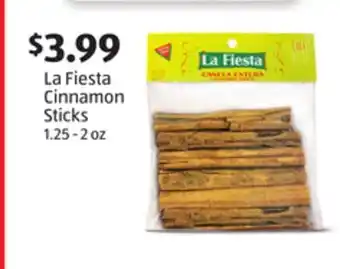 Aldi La fiesta cinnamon sticks offer
