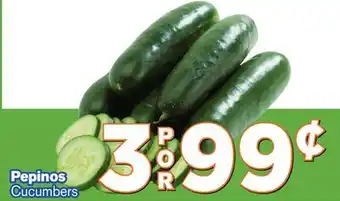 El Super Fresh Cucumbers offer