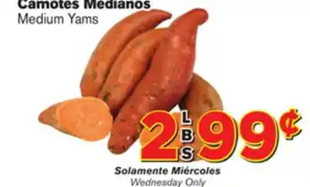 El Super Fresh Medium yams offer