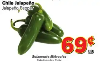 El Super Fresh Jalapeño pepper offer