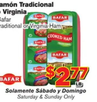 El Super Fresh Traditional or virginia ham offer
