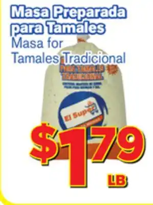 El Super Fresh Masa for tamales tradicional offer