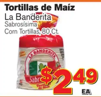 El Super Fresh La banderita sabrosísima corn tortillas offer