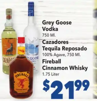 Vallarta Supermarkets Grey goose vodka offer