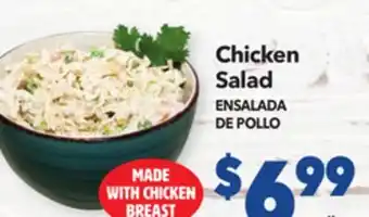 Vallarta Supermarkets Chicken salad/ensalada de pollo offer