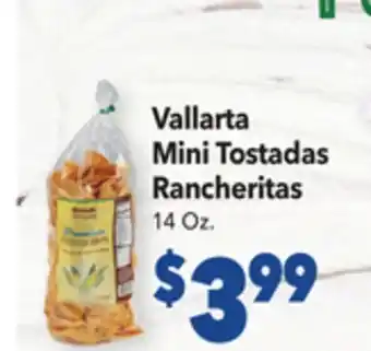 Vallarta Supermarkets Vallarta mini tostadas rancheritas offer
