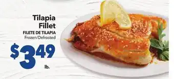 Vallarta Supermarkets Tilapia fillet offer