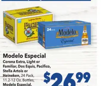 Vallarta Supermarkets Modelo especial offer