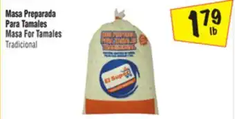 El Super Masa for tamales offer