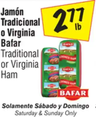 El Super Traditional or virginia ham offer
