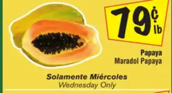 El Super Maradol papaya offer