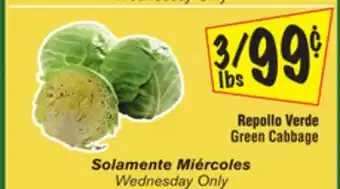 El Super Green cabbage offer