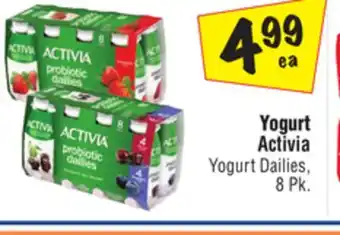 El Super Activia yogurt dailies offer