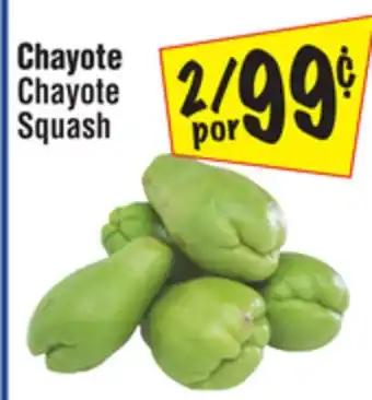 El Super Chayote squash offer