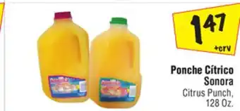 El Super Sonora citrus punch offer