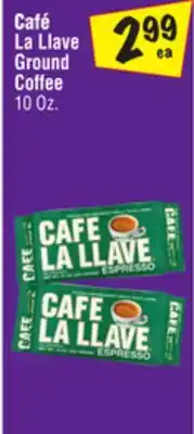 El Super La llave ground coffee offer