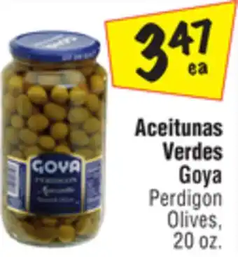 El Super Perdigon olives offer
