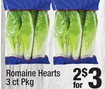Super King Markets Romaine hearts offer