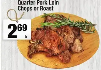 Super King Markets Quarter pork loin chops or roast offer