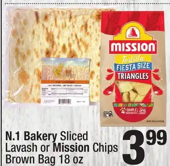 Super King Markets N. 1 bakery sliced lavash or mission chips brown bag offer