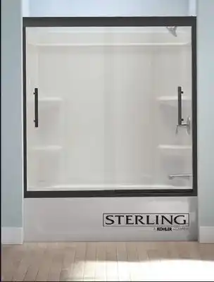 Menards Finesse peak shower door offer