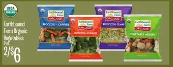 Jewel-Osco Earthbound farm organic vegetables offer