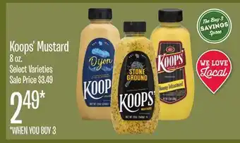 Jewel-Osco Koops' mustard offer