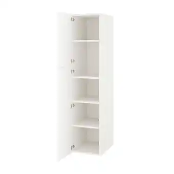 Ikea Enhet high cabinet with 2 doors, white, 18x24 3/4x80 offer