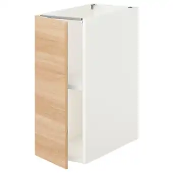 Ikea Enhet bc w shlf/door, white/oak effect, 12x24 3/4x30 1/8 offer