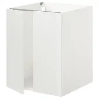 Ikea Enhet base cabinet for sink w doors, white, 24x24 3/4x30 offer