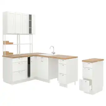 Ikea Enhet corner kitchen, white/white frame offer