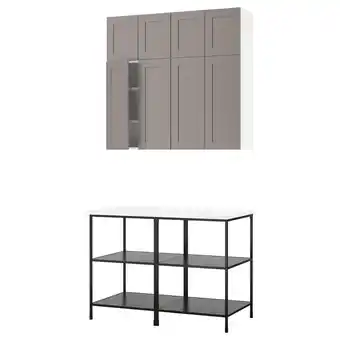 Ikea Enhet storage combination, anthracite/gray frame, 50x25 5/8 offer