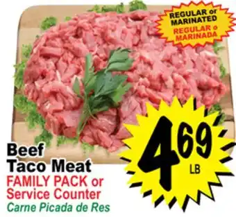 Superior Grocers Beef taco meat offer
