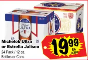 Superior Grocers Michelob ultra or estrella jalisco offer