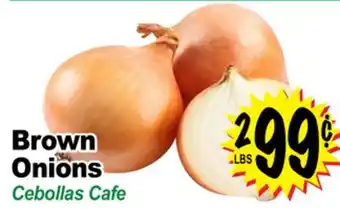 Superior Grocers Brown onions offer