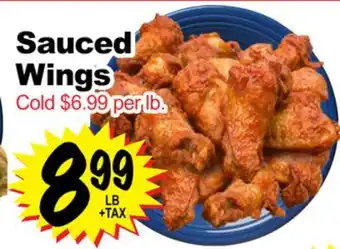 Superior Grocers Sauced wings offer