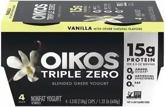 Kroger Dannon or chobani greek yogurt offer