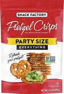 Kroger Snack factory pretzel crisps or bold bites offer