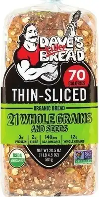 Kroger Dave's killer bread organic thin-sliced bread offer