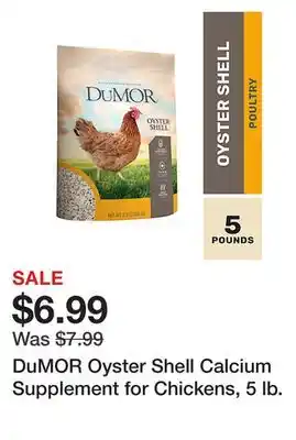 Tractor Supply Company Dumor oyster shell calcium supplement for chickens, 5 lb offer