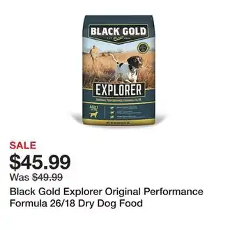 Tractor Supply Company Black gold explorer original performance formula 26/18 dry dog food offer
