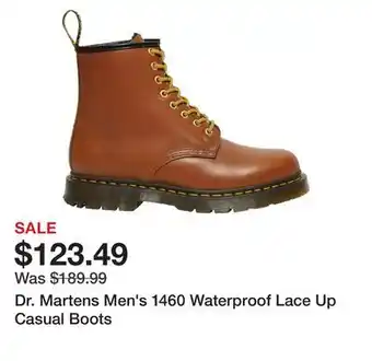 Dick's Sporting Goods Dr. martens men's 1460 waterproof lace up casual boots offer