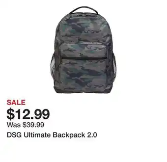 Dick's Sporting Goods Dsg ultimate backpack 2.0 offer