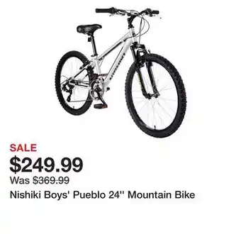 Dick's Sporting Goods Nishiki boys' pueblo 24'' mountain bike offer