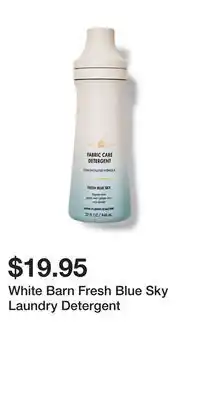 Bath & Body Works White barn fresh blue sky laundry detergent offer