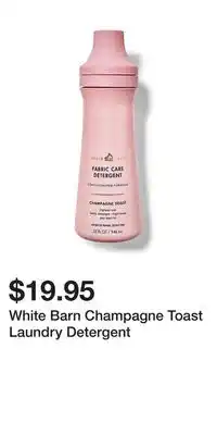 Bath & Body Works White barn champagne toast laundry detergent offer
