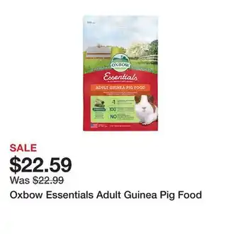 Petsmart Oxbow essentials adult guinea pig food offer